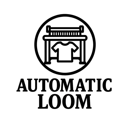 A graphic of automatic loom – a t-shirt design